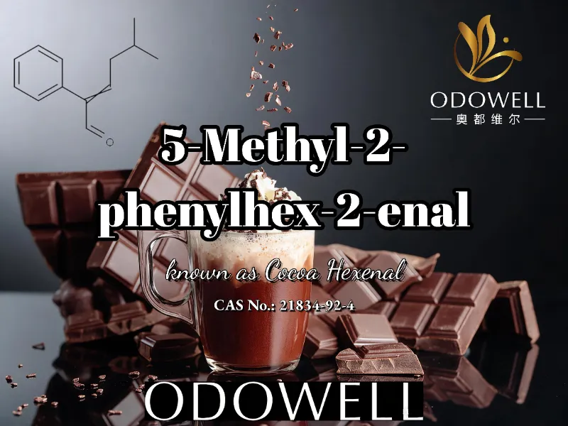 ODOWELL anbefaler 5-Methyl-2-phenylhex-2-enal for kakao-, sjokolade- og mokkaapplikasjoner